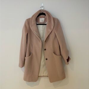 Wilfred Light Pink Alpaca & Wool Coat